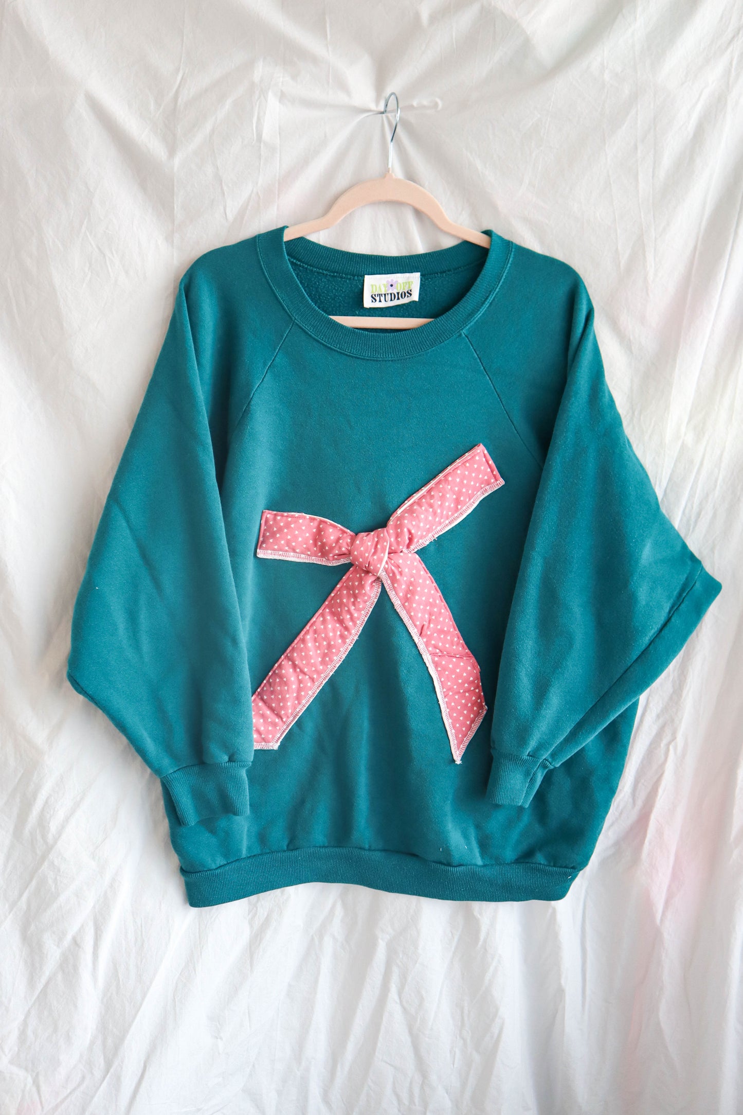 Upcycled Bow Crewneck