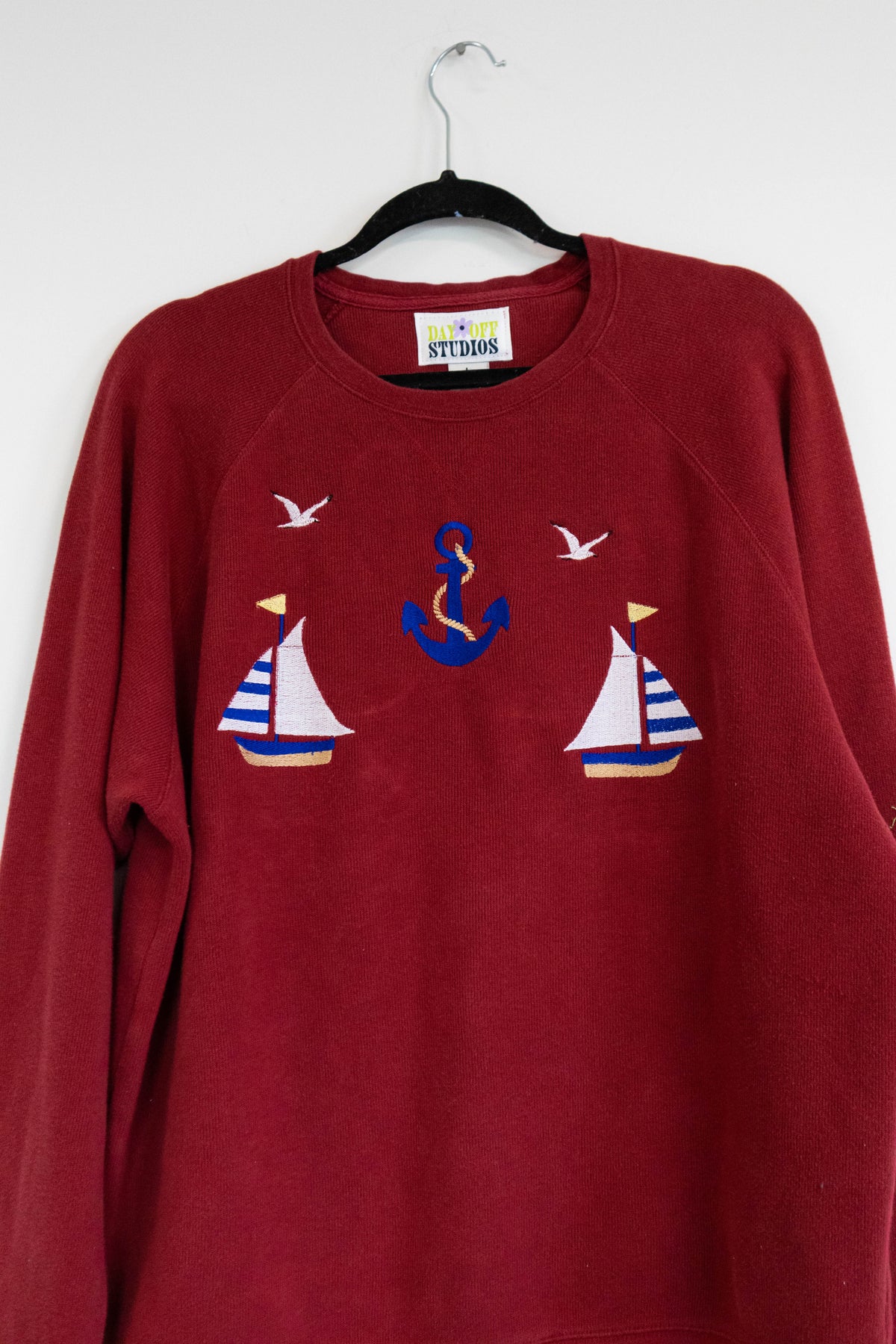Vintage Inspired Sailor Crew Neck - Large/XL