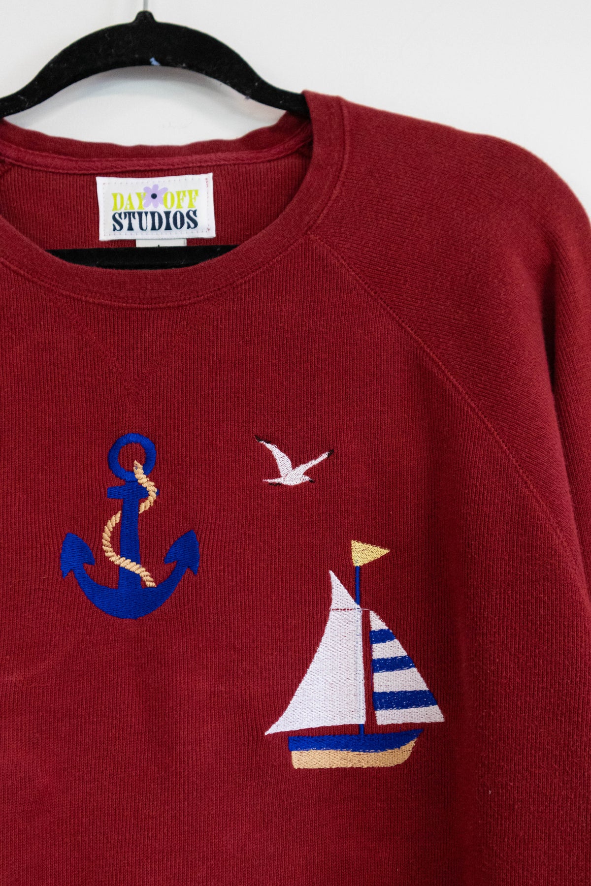 Vintage Inspired Sailor Crew Neck - Large/XL