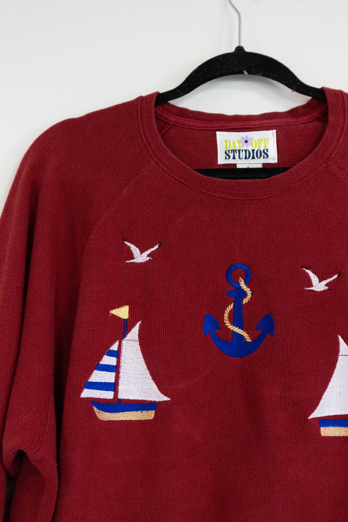Vintage Inspired Sailor Crew Neck - Large/XL
