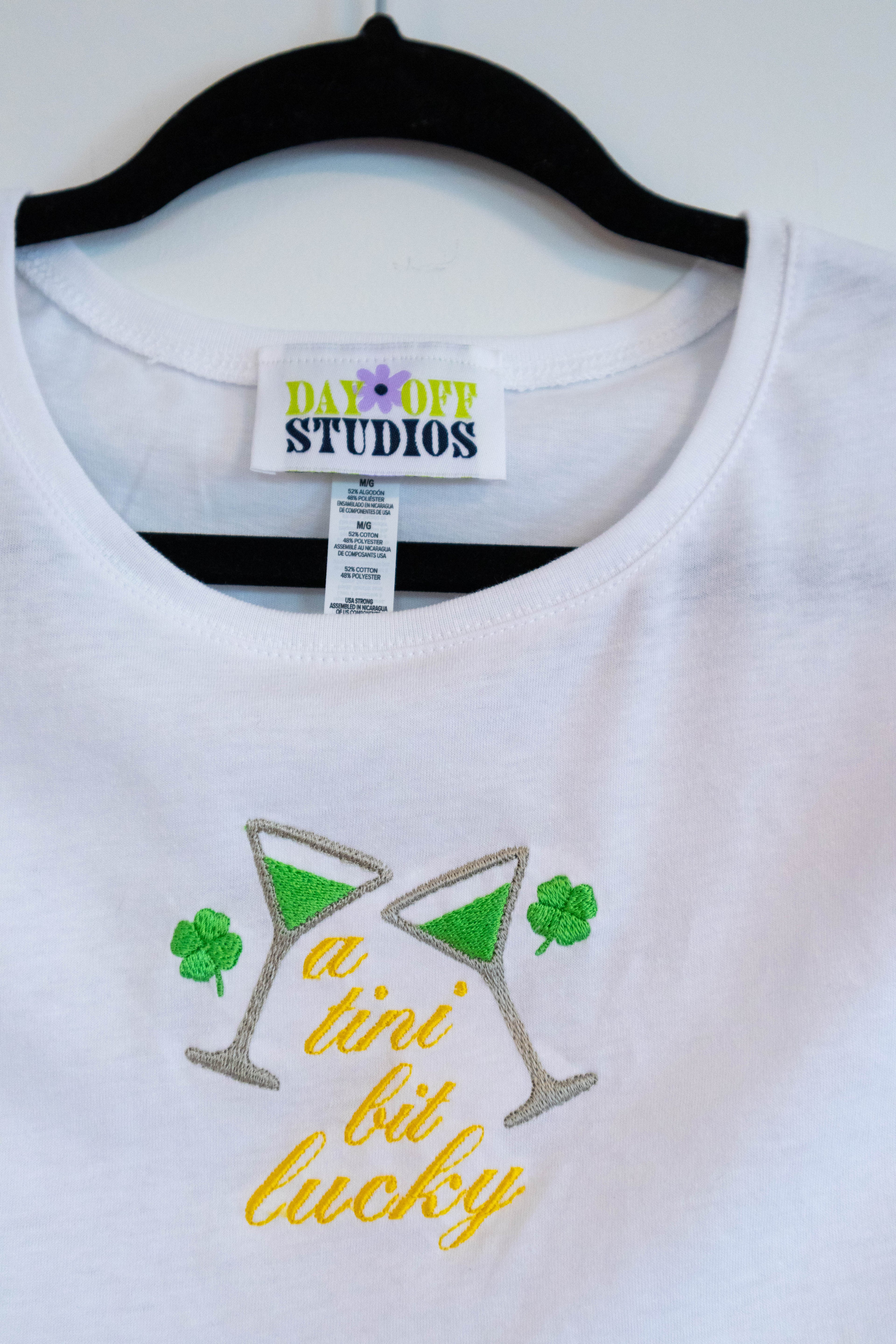 "A Tini Bit Lucky" Crop Top