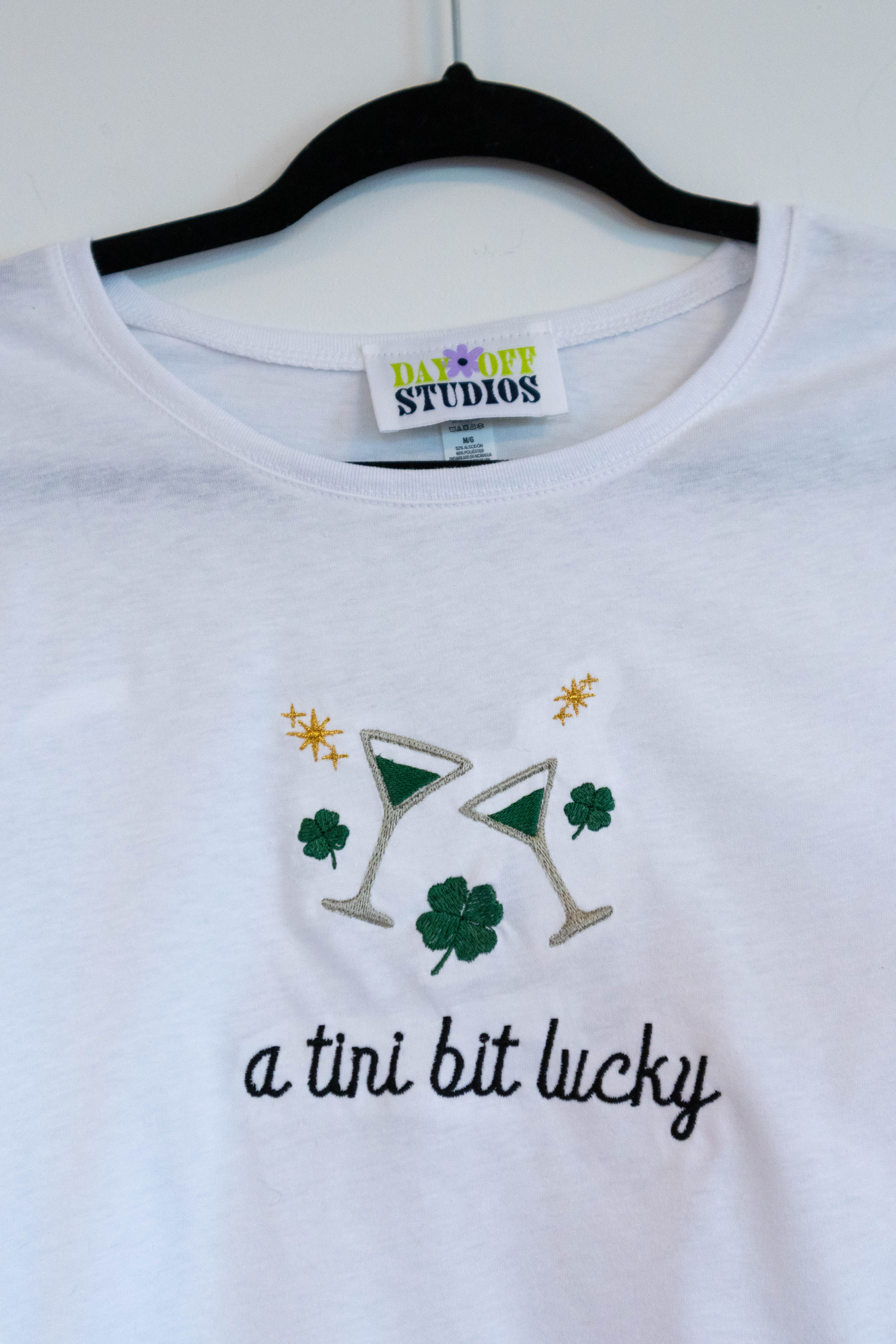 "A Tini Bit Lucky" Crop Top