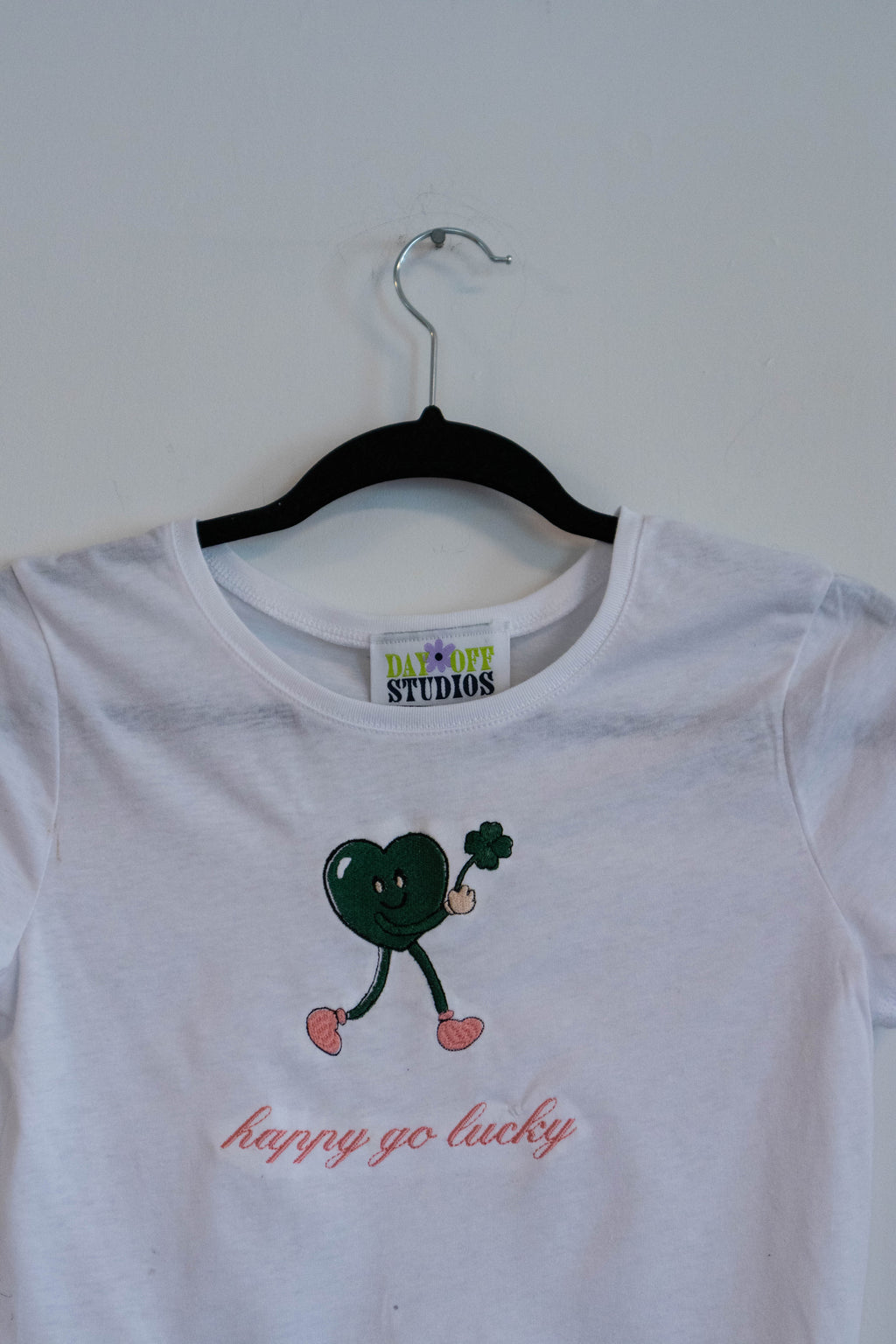 "Happy Go Lucky" Crop Top