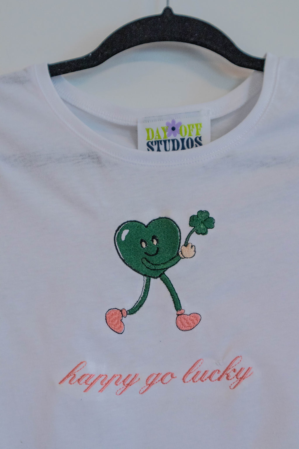 "Happy Go Lucky" Crop Top