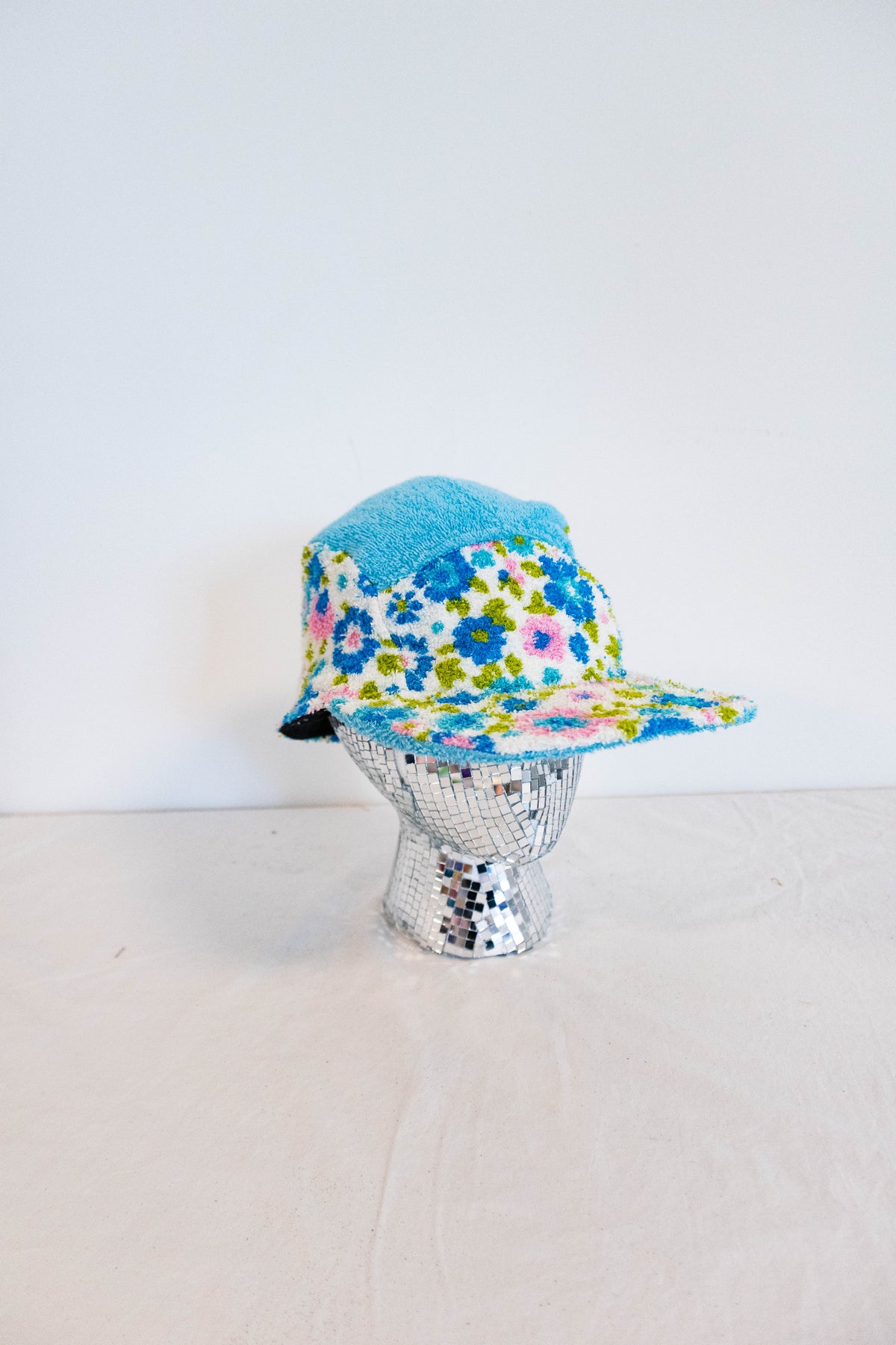 Upcycled Vintage Floral 5-Panel Hat