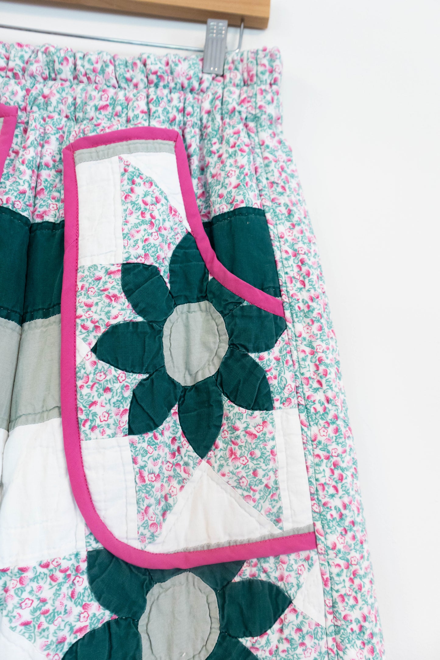 Upcycled Quilt Barrel Pants