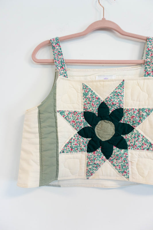 Vintage Quilt Apron Top