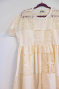 Upycyled Vintage Lace Tablecloth Babydoll Dress