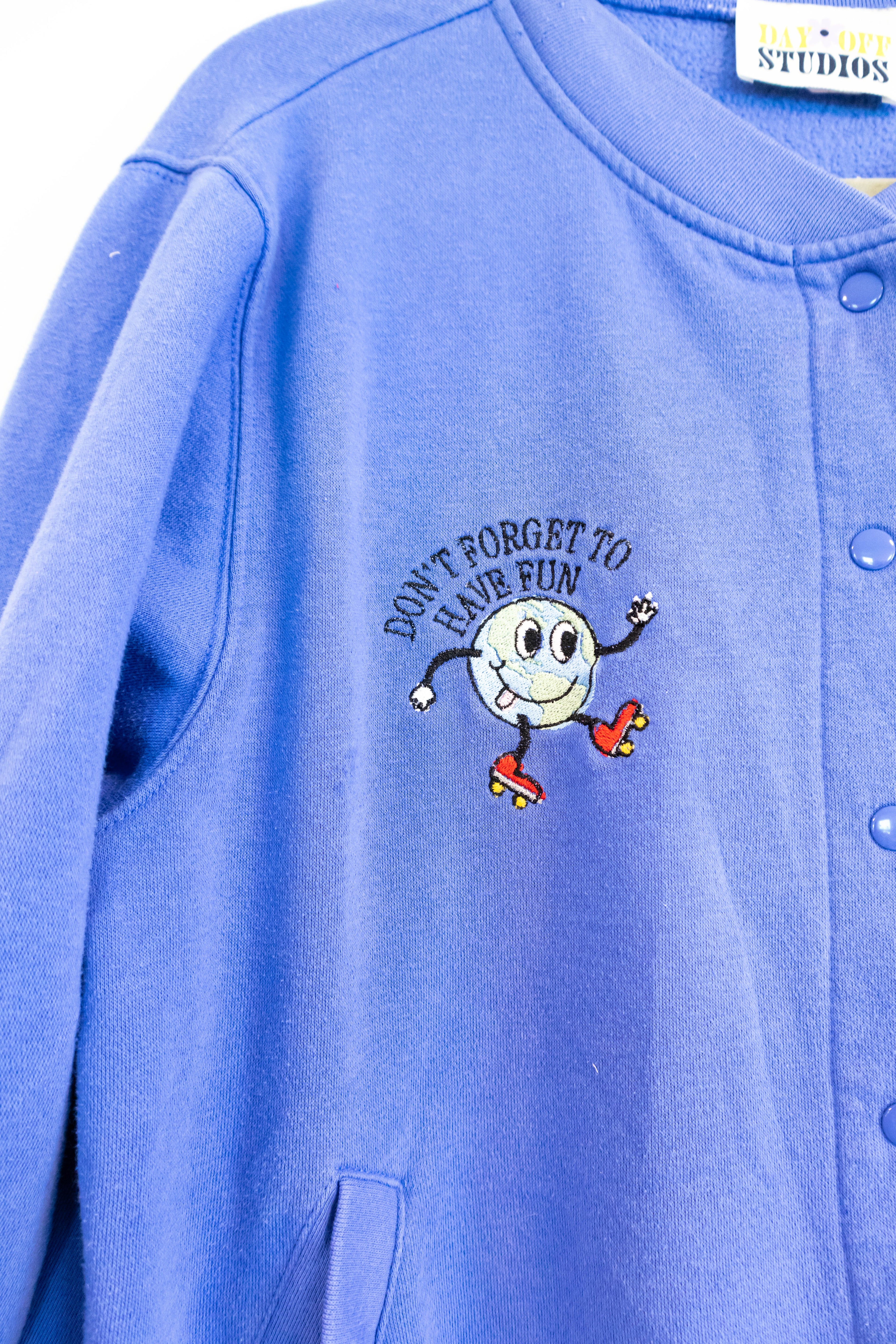"Dont Forget to Have Fun" Embroidered Sweater