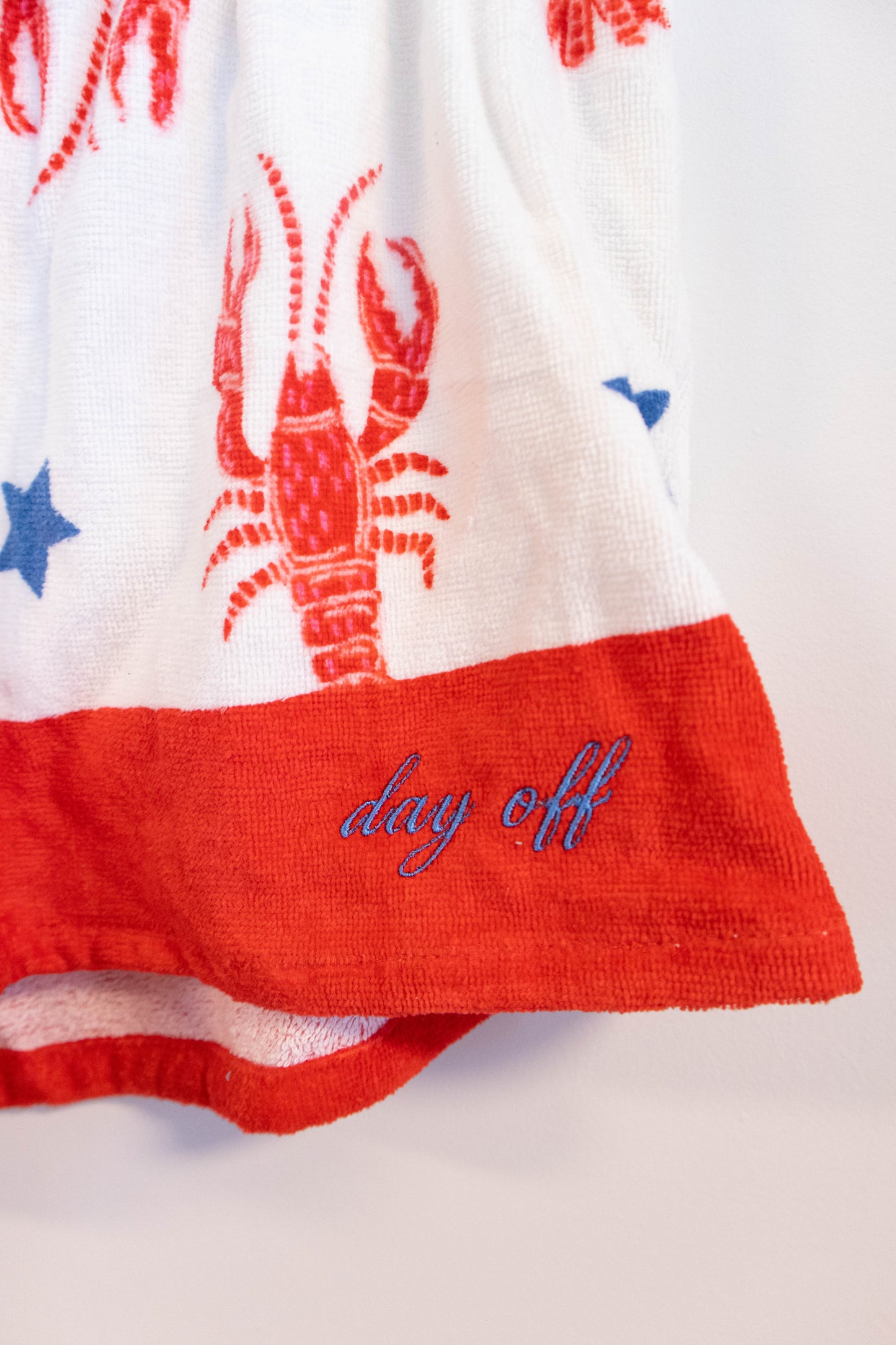 Lobster + Stars Terrycloth Matching Set - M