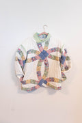 One of a Kind Upcycled Wedding Ring Quilt Jacket