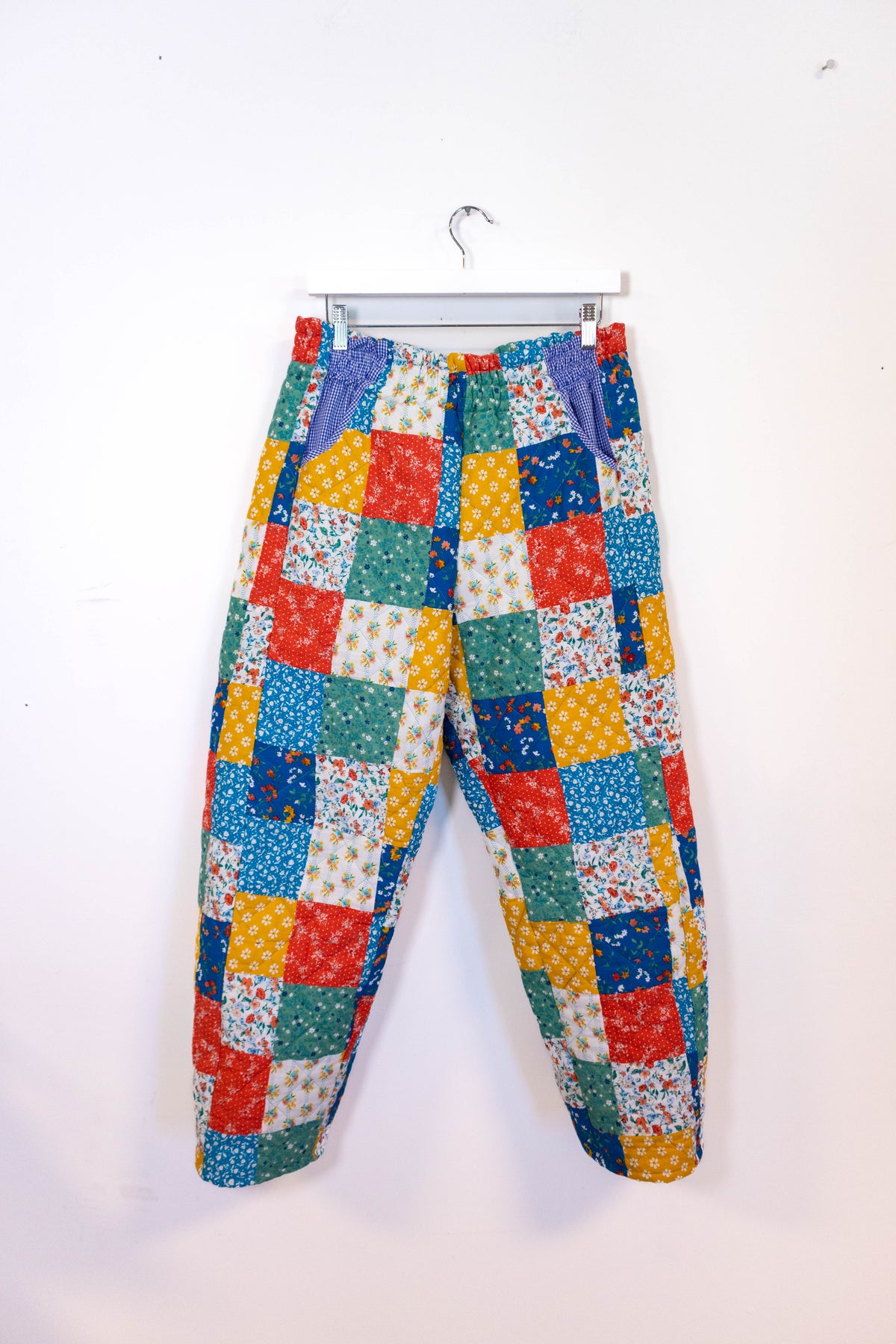 Upcycled Patchwork Quilt Barrel Pants – One of One