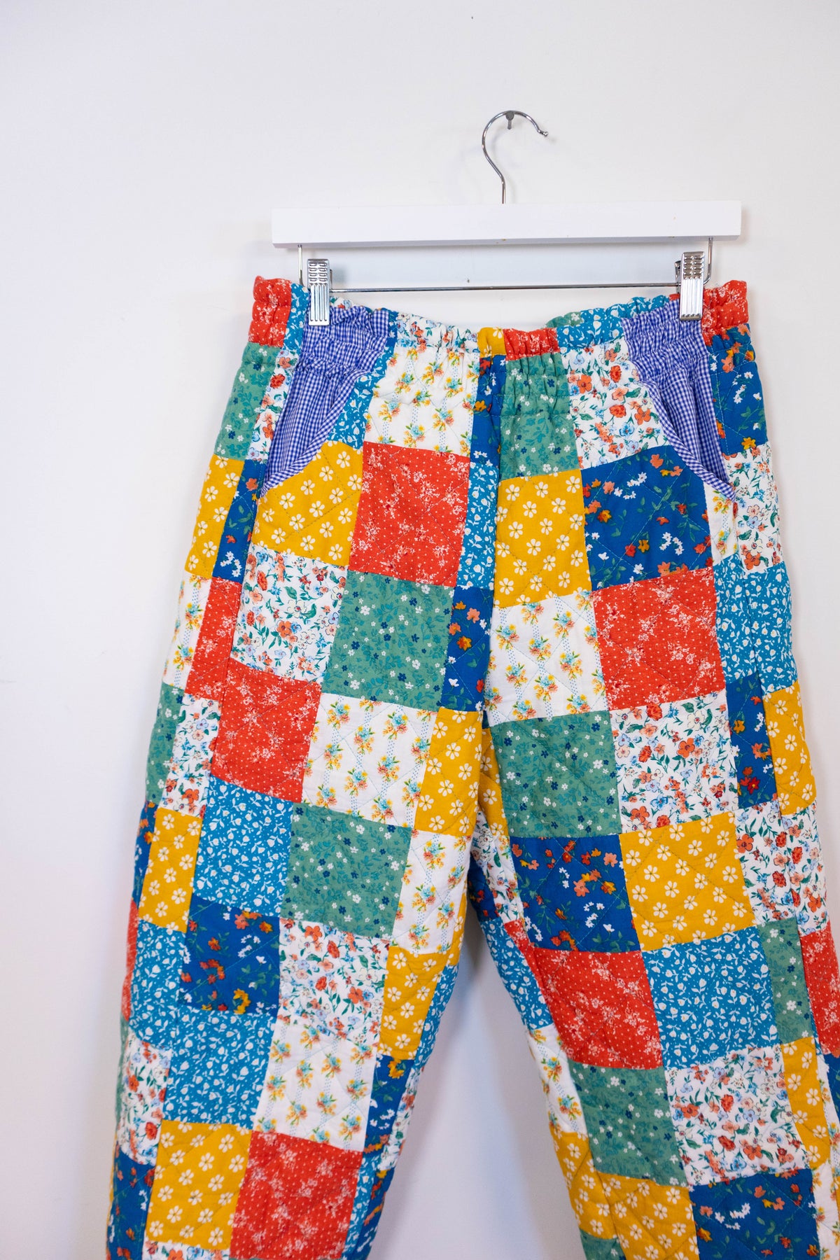 Upcycled Patchwork Quilt Barrel Pants – One of One
