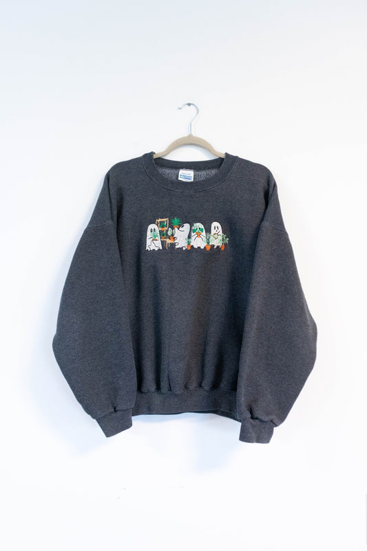🌿 Plant Ghost Crewneck - Large