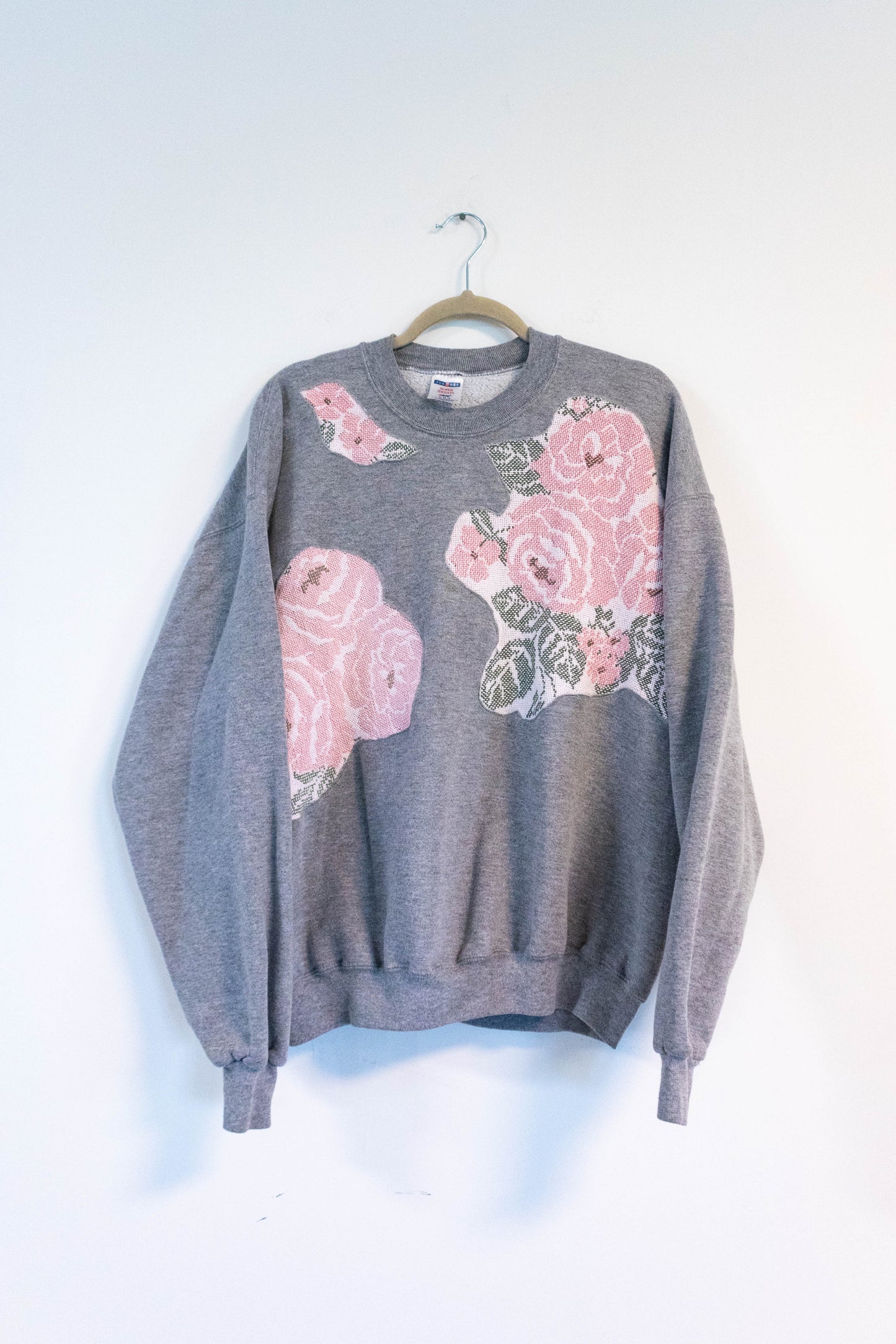 Rose Applique Crewneck - XL