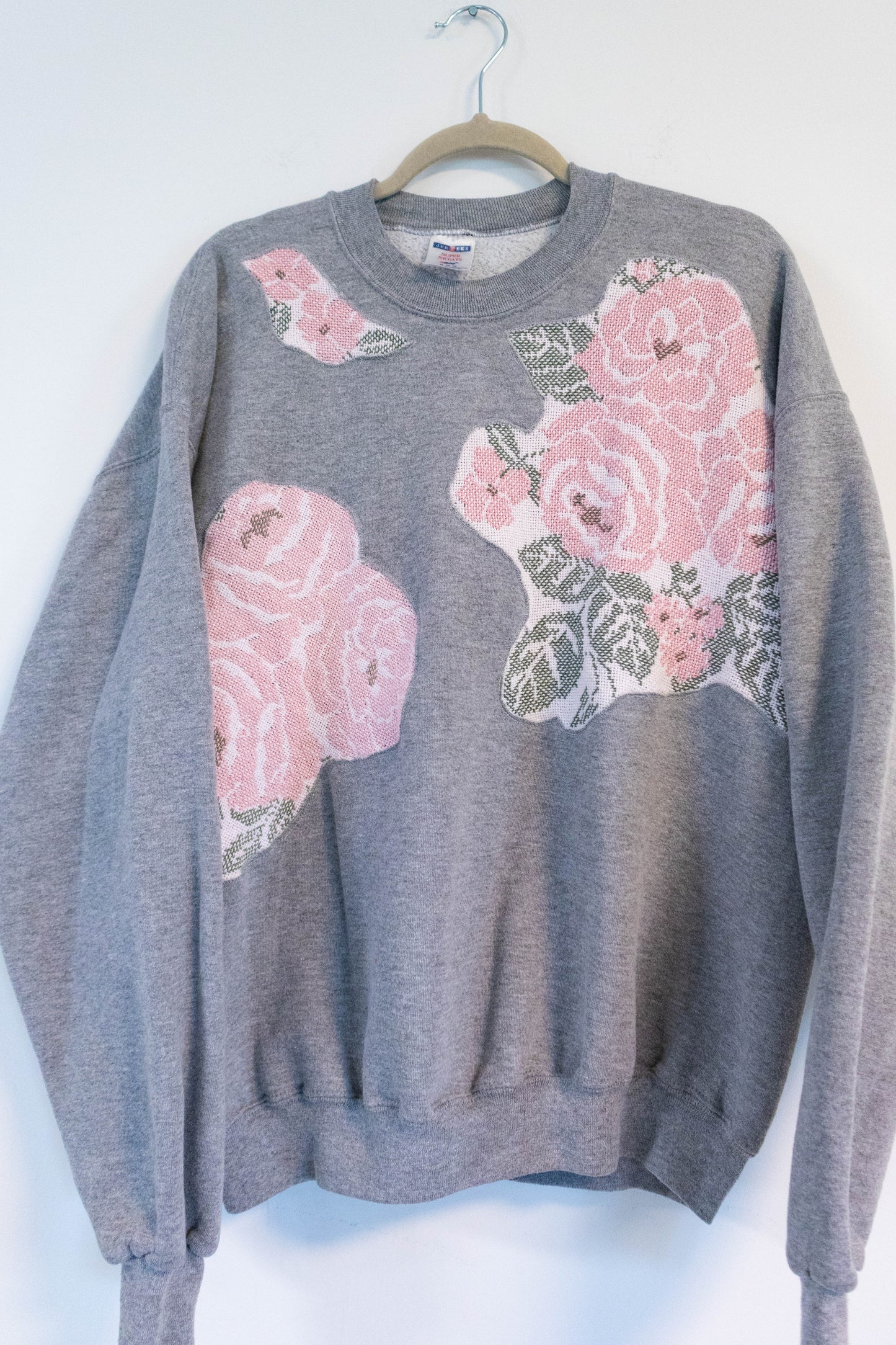 Rose Applique Crewneck - XL
