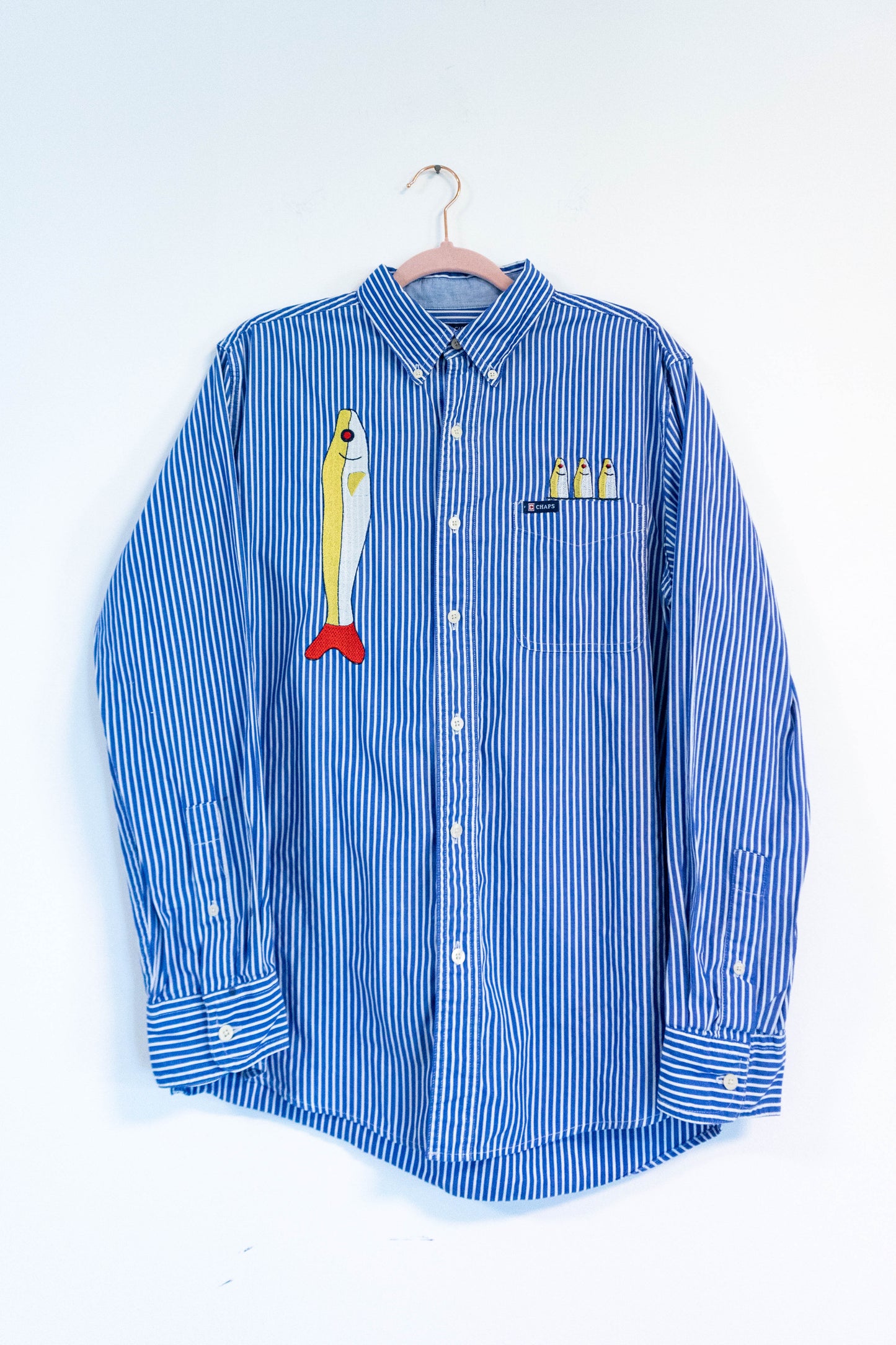 Sardine Squad - Upcycled Chaps Button Down