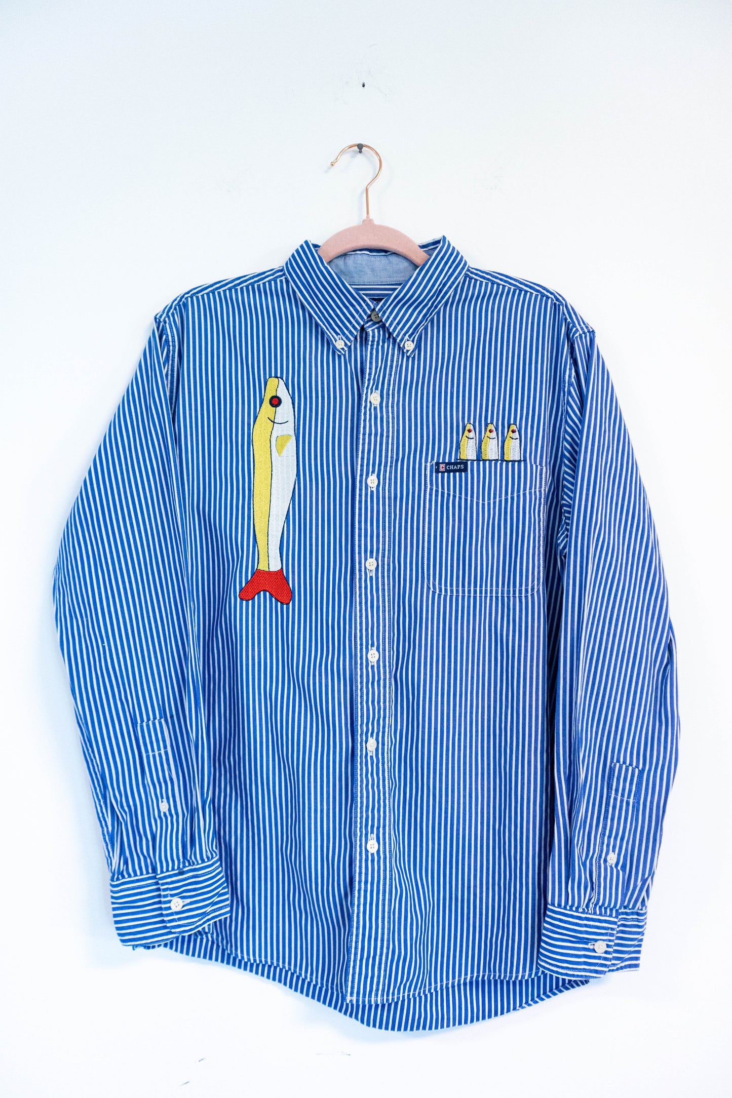Sardine Squad - Upcycled Chaps Button Down