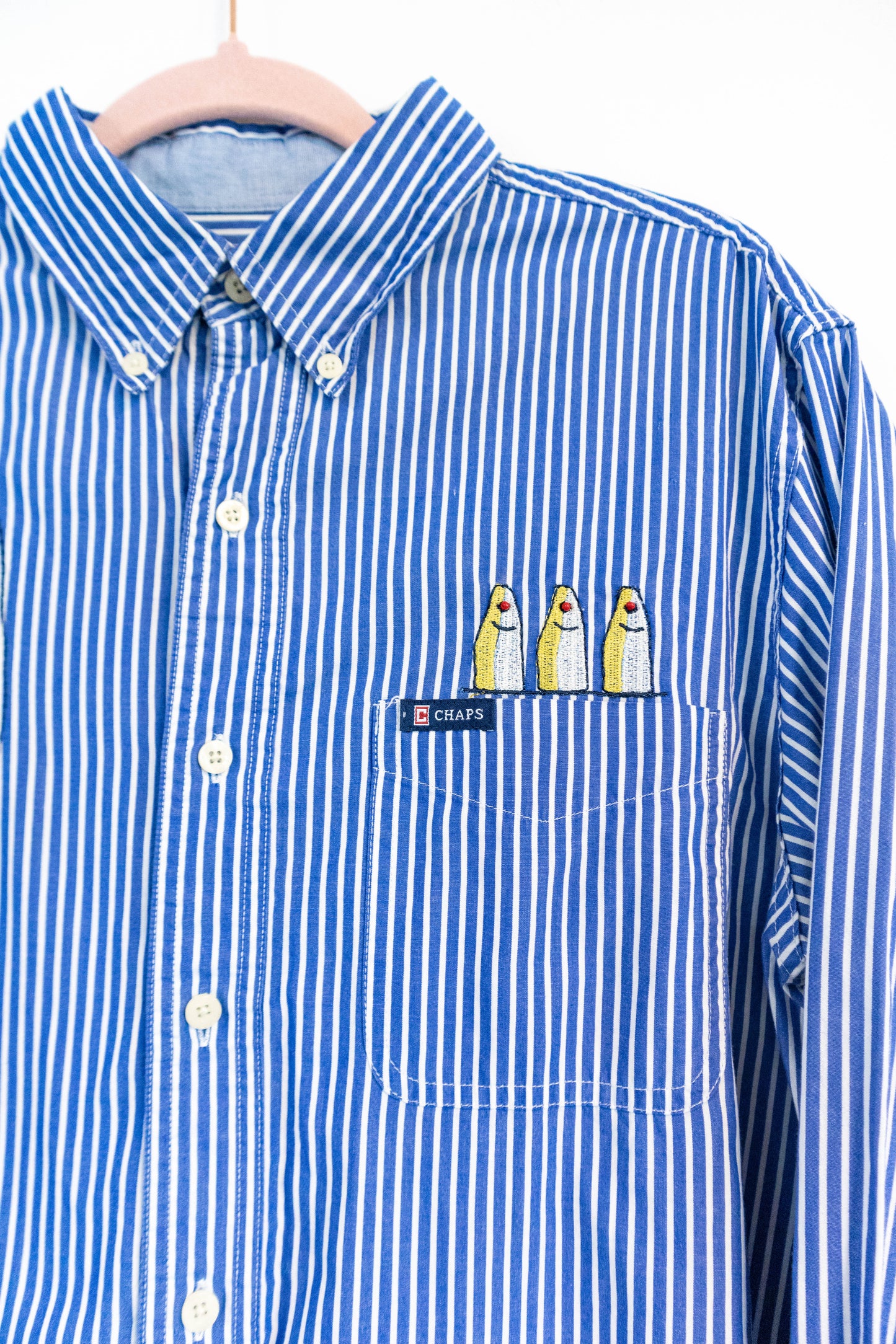 Sardine Squad - Upcycled Chaps Button Down