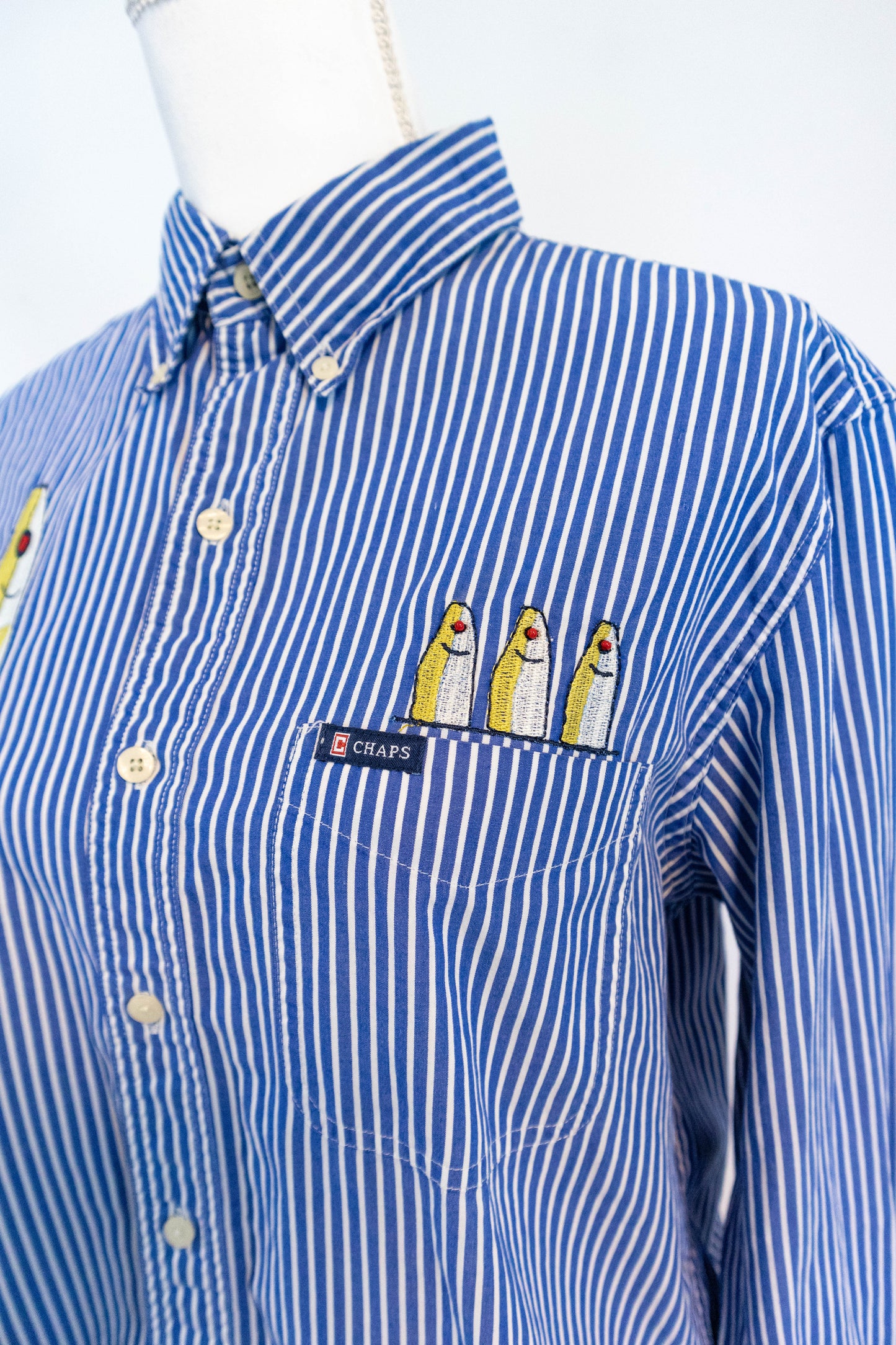 Sardine Squad - Upcycled Chaps Button Down